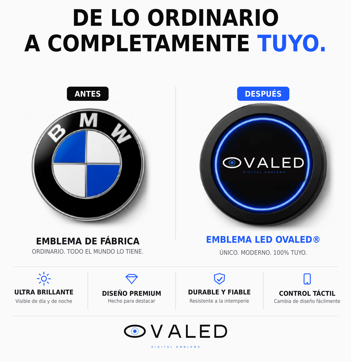 OVALED®-EMBLEMA LED ANIMADO